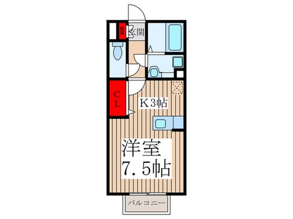 ベルデュール小金井の物件間取画像